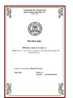 Thực tế  việc mua lại, sáp nhập và hợp nhất doanh nghiệp trên thế giới hiện nay.docx