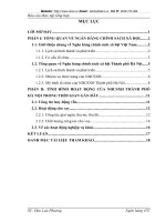 TÌNH HÌNH HOẠT ĐỘNG CỦA NHCSXH THÀNH PHỐ HÀ NỘI TRONG THỜI GIAN GẦN ĐÂY.DOC