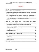 TÌNH HÌNH HOẠT ĐỘNG CỦA CHI NHÁNH TECKCOMBANK HÀ NỘI.DOC