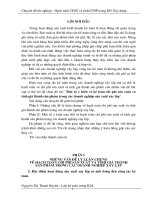 Một số ý kiến về kế toán chi phí sản xuất và tính giá thành sản phẩm trong các doanh nghiệp sản xuất xây lắp.DOC