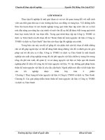 Hoàn thiện kế toán nguyên vật liệu ở Công ty TNHH và dịch vụ Tám Oanh.doc