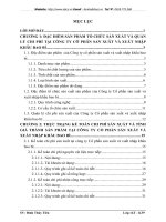 Hoàn thiện kế toán  chi phí sản xuất và tính giá thành sản phẩm tại Công ty cổ phần sản xuất và xuất nhập khẩu bao bì.DOC