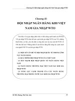 Hội nhập ngân hàng khi Việt Nam ra nhập WTO.doc