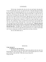 Quan hệ cung cầu tác động đến sự lên xuống của giá cả trong một số mặt hàng tiêu dùng trong thời gian gần đây.DOC