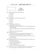 1000 câu hỏi ôn thi tốt nghiệp và luyện thi đại học môn Hóa