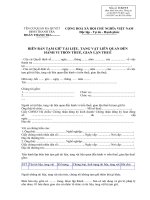 BIÊN BẢN TẠM GIỮ TÀI LIỆU, TANG VẬT LIÊN QUAN ĐẾN  HÀNH VI TRỐN THUẾ, GIAN LẬN THUẾ