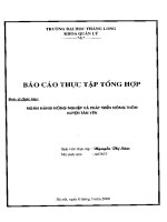 Báo cáo thực tập tại Ngân hàng nông nghiệp và phát triển nông thôn Huyên Tân Yên.PDF