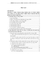Hoạt động đầu tư phát triển tại công ty cổ phần phát triển phát thanh truyền hình (BDC). Thực trạng và giải pháp.DOC