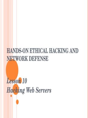 Hands-On Ethical Hacking and Network Defense