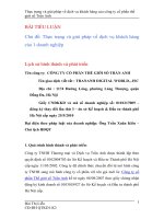 Thực trạng và giải pháp về dịch vụ khách hàng của 1 doanh nghiệp-trần anh.doc