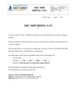 MẪU THƯ MỜI PHỎNG VẤN.doc