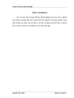 Hoàn thiện đào tạo, bồi dưỡng công chức ngành tài chính.DOC