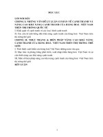 Những vấn đề lý luận cơ bản về cạnh tranh và nâng cao khả năng cạnh tranh của hàng hoá  Việt Nam trên thị trường quốc tế.doc.DOC