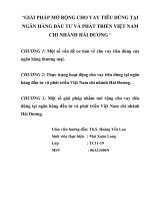 GIẢI PHÁP MỞ RỘNG CHO VAY TIÊU DÙNG TẠI NGÂN HÀNG ĐẦU TƯ VÀ PHÁT TRIỂN VIỆT NAM CHI NHÁNH HẢI DƯƠNG  (2).doc