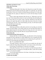 Marketing Thực trạng và giải pháp chính sách bao gói và dịch vụ sản phẩm Sữa tươi của Công ty Vinamilk.doc