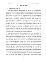 Các biện pháp hạn chế nhập khẩu của Nhật Bản và giải pháp thích ứng của hàng nông sản Việt Nam.DOC