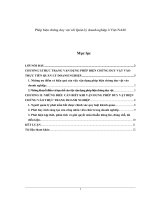 Phép biện chứng duy vật với Quản lý doanh nghiệp ở Việt NAM.DOC
