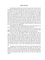 thực trạng công nghiệp hoá nông nghiệp, nông thôn của nước ta trong giai đoạn hiện nay và các giải pháp của quá trình công nghiệp hoá nông nghiệp, nông thôn.DOC