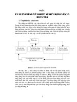 Lý luận chung về nghiệp vụ huy động vốn và hoàn trả.DOC