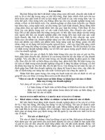 Một số vấn đề về hạch toán sự biến động và khấu hao tài sản cố định hiện nay trong các doanh nghiệp .DOC