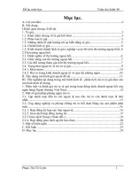 Quản lí rủi ro trong hoạt động kinh doanh ngoại hối của ngân hàng Ngoại Thương Việt Nam.DOC