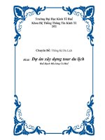 Đề án xây dựng tour du lịch tại Huế.doc