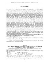 HOÀN THIỆN HẠCH TOÁN TIÊU THỤ THÀNH PHẨM VÀ XÁC ĐỊNH KẾT QUẢ TIÊU THỤ THÀNH PHẨM TẠI CTY TUYỂN THAN CỬA ÔNG.DOC