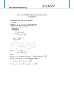 Đáp án môn Toán khối A