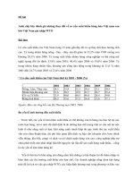 đánh giá những thay đổi về cơ cấu xuất khẩu hàng hóa Việt nam sau khi Việt Nam gia nhập WTO.DOC