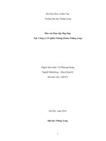 hoạt động sản xuất kinh doanh của Công ty Cổ phần Chứng khoán Thăng Long.doc