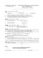 Đề thi môn toán khối D năm 2002