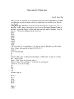 Thuật toán ngày xuân