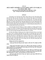 phát triển chế biến và xuất khẩu thủy sản nghệ an giai đoạn 2006-2010.doc