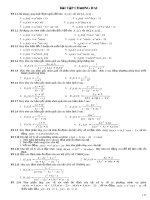 Bài tập chương II