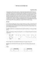 Tính toán trước khi lập trình