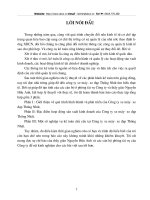 Một số nghiệp vụ kế toán chủ yếu tại Công ty xe máy- xe đạp Thống Nhất.DOC