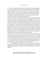 Quá trình hoạt động và đặc điểm kinh doanh của Công ty TNHH TM Hà Dung .DOC