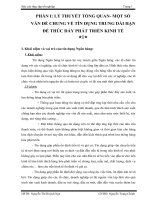 LÝ THUYẾT TỔNG QUAN- MỘT SỐ VẤN ĐỀ CHUNG VỀ TÍN DỤNG TRUNG DÀI HẠN ĐỂ THÚC ĐẨY PHÁT TRIỂN KINH TẾ.doc