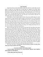 Nợ quá hạn trong hoạt động tín dụng của ngân hàng thương mại trong nền kinh tế thị trường.DOC