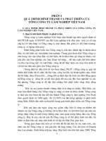 THỰC TRẠNG PHÁT TRIỂN CỦA TỔNG CÔNG TY LÂM NGHIỆP KỂ TỪ KHI THÀNH LẬP ĐẾN NAY.doc