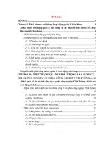 Tăng cường hoạt động quản lý bán hàng tại  CN công ty cổ phần công  nghiệp Vĩnh Tường.DOC
