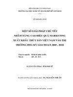 Một số giải pháp chủ yếu nhằm nâng cao hiệu quả marketing xuất khẩu thủy sản Việt Nam vào thị trường Hoa Kỳ (Mỹ) giai đoạn 2005-2010.pdf