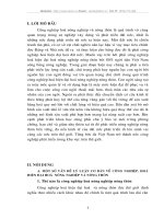 MỘT SỐ VẤN ĐỀ LÝ LUẬN CƠ BẢN VỀ CÔNG NGHIỆP, HOÁ HIỆN ĐẠI HOÁ  NÔNG NGHIỆP VÀ NÔNG THÔN.DOC