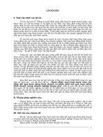 Hoàn thiện quá trình hạch toán xác định kết quả hoạt động kinh doanh và phân phối kết quả hoạt động kinh doanh trong doanh nghiệp thương mại.DOC