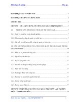 Một số giải pháp hoàn thiện công tác quản trị nhân lực tại Bưu điện tỉnh Thanh Hóa.doc