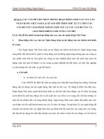 CÁC VẤN ĐỀ LỚN NHẤT TRONG HOẠT ĐỘNG CHO VAY CỦA CÁC NGÂN HÀNG THƯƠNG MẠI vIỆT NAM.DOC