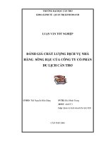 đánh giá chất lượng dịch vụ nhà hàng sông hậu của công ty cổ phần du lịch cần thơ.pdf