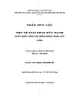 Một số giải pháp đẩy mạnh xuất khẩu trái cây đồng bằng sông cửu long.pdf