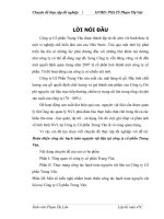 Hoàn thiện công tác hạch toán nguyên vật liệu tại công ty cổ phần Trung Văn.DOC