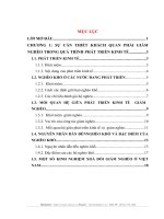 Thực trạng, giải pháp giảm nghèo ở Hải Phòng đến năm 2015.DOC